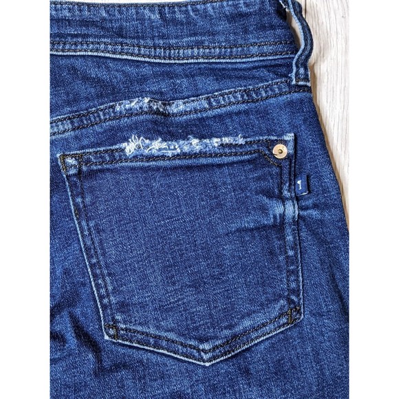 Anthropologie Pilcro & the Letterpress Side Stripe Slim Boyfriend Jeans Sz 28/ 6 - Picture 11 of 16